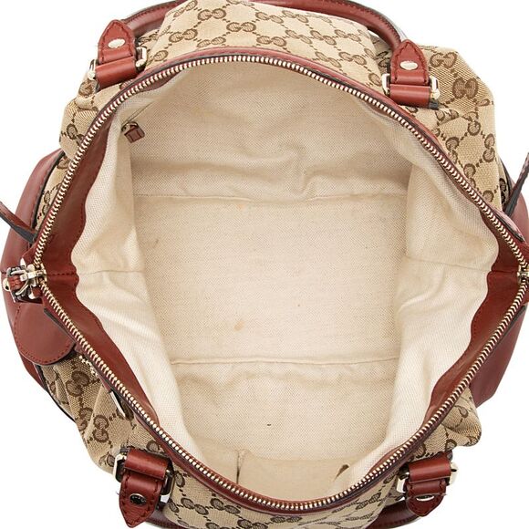 Gucci GG Canvas Sukey Medium Satchel - Picture 7 of 15